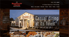 Desktop Screenshot of boundaryhouserestaurant.com